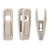 Clips Para Perchas De Terciopelo, 20 Uds. Blancos