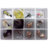 Kit 15 Moscas Fly Cast Premium Ninfas Streamers Truchas