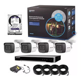 Kit Turbohd 5mp 4 Cámaras Dvr 4 Ch Microfono Epcom Disco 3tb