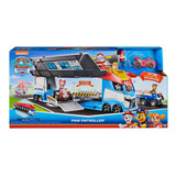 Vehículo Paw Patrol Spin Master Paw Patroller 2.0 Con Ryder Color Azul