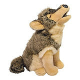 Peluche De Felpa De Lobo Aullador De Douglas Raina