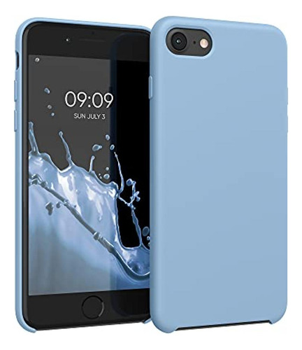 Funda Para iPhone SE 2022/se2020/8/7 Tpu/silicon Azul Paloma