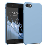 Funda Para iPhone SE 2022/se2020/8/7 Tpu/silicon Azul Paloma