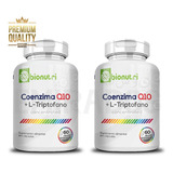 2x Coq10 + L Triptofano Ubiquinol 60 Caps  100% De Absorção