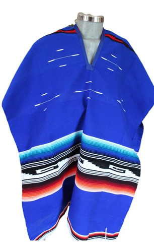 Jorongo Poncho Mexicano Sarape Saltillo Santanero Especial