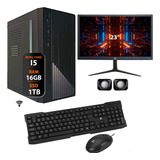 Computador Completo Intel Core I5 16gb Ssd 480gb Monitor 23