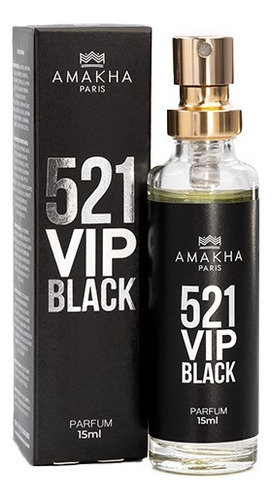 Perfume Amakha Paris Masculino 521 Vip Black 15ml