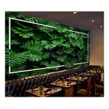 Adesivo De Parede Mural Verde Plantas Folhas 9m² Xna250