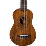 Ukulele Soprano Luna Maluhia Peace Estuche, Satinado