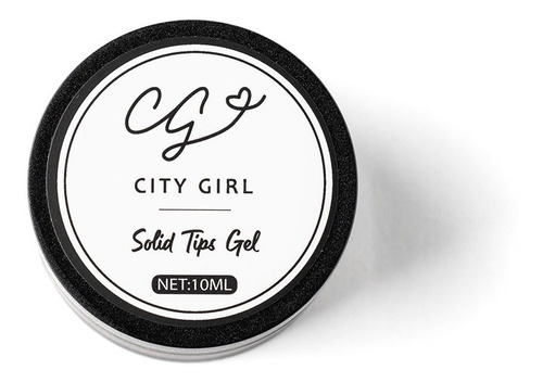 Gel Sólido Uv Led Para Soft Gel / Press On City Girl 10ml X1 Color Transparente