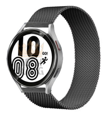 Pulseira Aço Inox Para Samsung Galaxy Watch4/5 + Pelicula