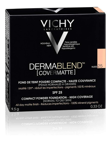Vichy Dermablend Compacto Polvo 25 Nude 9.5gr