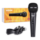 Microfono Shure Sv200 Bobina Movil Con Cable Vocal Dinamico