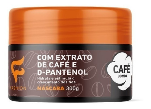 Caixa C/12 Unidades Máscara Capilar Café Bomba Fashion 300g