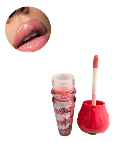 Lip Gloss Diseño De Fresas Prolux