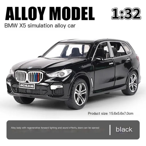 Boneco De Carro Bmw X5 Em Liga, Modelo De Brinquedo, Escala