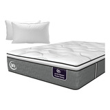 Colchón Queen Size Serta Pocket Sheep Súper Colchoneta Foam + 2 Almohadas