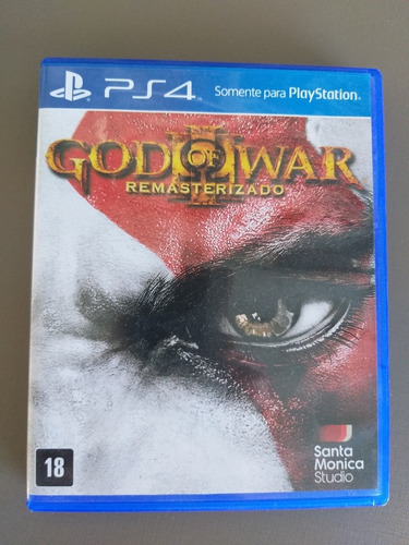 God Of War 3 Mídia Física Ps4. 