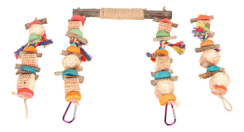 Juguetes Para Masticar Bird Swing, De Colores Vivos, Seguros