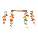 Juguetes Para Masticar Bird Swing, De Colores Vivos, Seguros