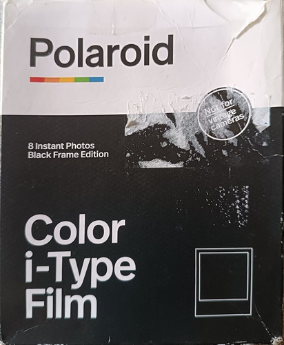 Filme Original Polaroid I-type P/ 8 Fotos Instantaneas Camer