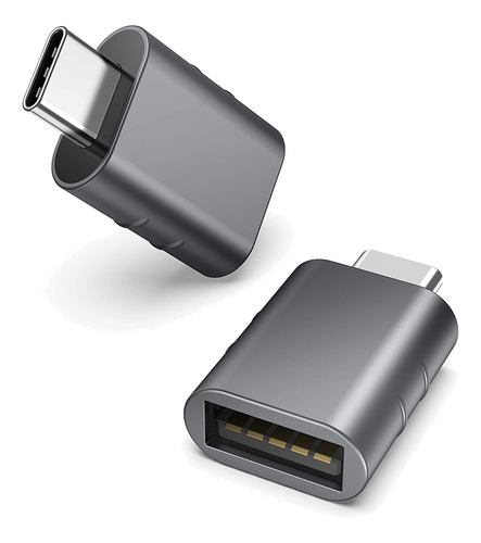 Paquete De 2 Adaptadores Usb C A Usb, Para Macbook Pro Despu