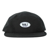 Boné Dr7 Street Five Panel Reflet Preto Masculino Feminino