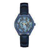 Reloj Guess Mujer Azul Mystical W0626l3 Color De La Correa Azul Marino