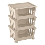 Canasta Organizadora  Rimax Taupe