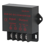 Convertidor Regulador De Voltaje Dc 12v 24v A 5v 5a Fuente D