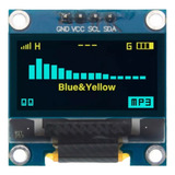 Display Gráfico Oled 0.96 Azul E Amarelo I2c 128x64 Arduino