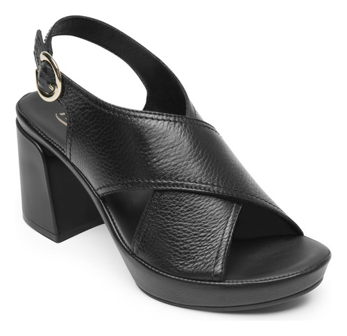 Sandalia Flexi Para Mujer Estilo 122701 Negro