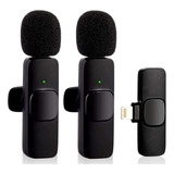 Microfone Duplo Profissional De Lapela Anti Ruído P/iPhone