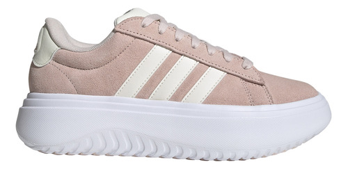 Zapatillas adidas Grand Court Platform Mujer Moda Rosa