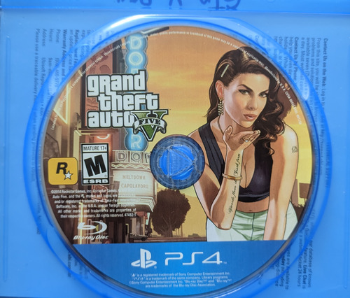 Grand Theft Auto V - Gta V Playstation 4