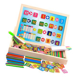 Colorido Juguete Educativo Montessori De Madera Para Matemát