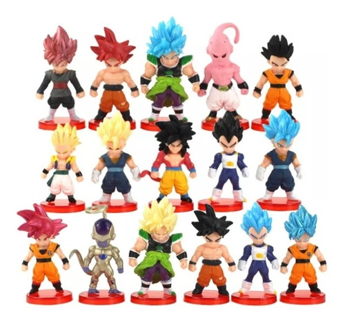 Set 16 Figuras Dragon Ball , Juguete O De Colección 