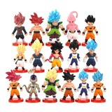 Set 16 Figuras Dragon Ball , Juguete O De Colección 