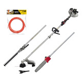 Roçadeira À Gasolina Multif 1hp 25,4 Cc 2t Toyama Kit Nylon