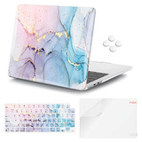 Protector Y Hard Case Macbook Air M2 13.6 - Marmol Glitter