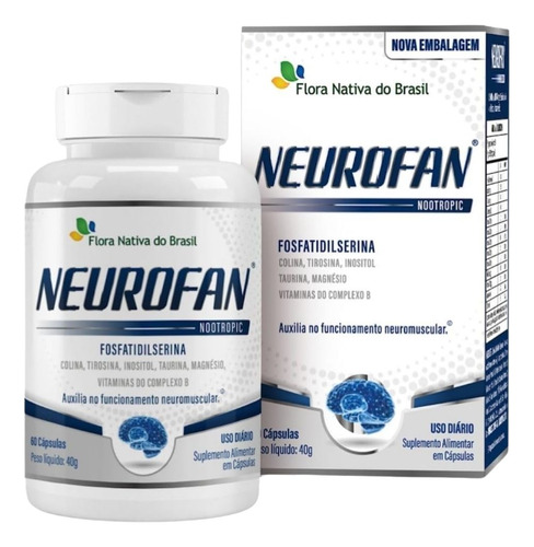 Neurofan Fosfatidilserina + Vitaminas 60 Caps Flora Nativa