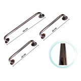 Kit Barras De Seguridad Para Baño 2 Pz De 45 Y 1 Pz De 60 Cm