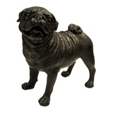 Pug Cachorro Estatueta Enfeite Decoração