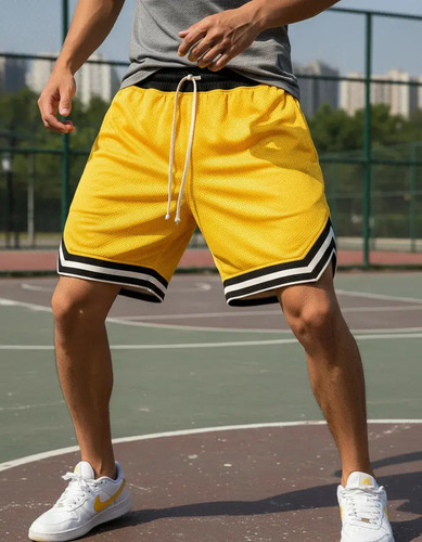 Pantalones De Baloncesto De Hombre Sueltos Y Transpirables