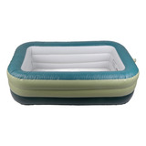 Piscina Inflable Con Forma Rectangular, Lindos Patrones Pleg