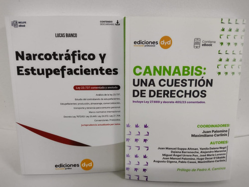 Pack Cannabis Y Narcotráfico - Palomino/carlinis/bianco