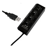 Hub Usb 4 Portas 2.0 Com Chave Liga / Desliga Jc-hub401 F3