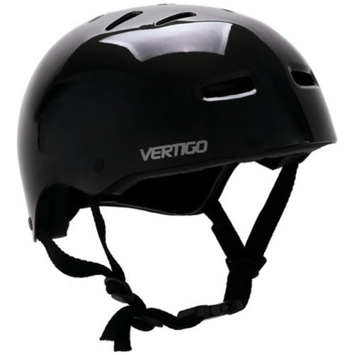 Casco Vertigo Vx Free Style, Bici, Rollers Negro Brillo