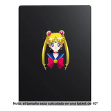 Etiqueta Sticker 10cm Sailor Moon Cabeza Feliz 24a
