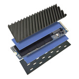 Dissipadores De Calor Grafeno 4mm + 0.5mm Ssd Nvme M.2 2280